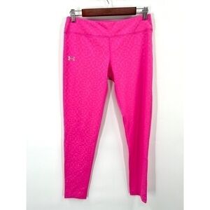 UNDER ARMOUR YOUTH Girl's Hot Pink Activewear Leggings Size Youth XL